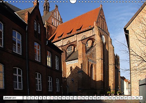 Wismarer Ansichten 2017 (Wandkalender 2017 DIN A3 quer): Wismar, Stadt der Backsteingotik – Perle an der Ostsee. Mittelalterliche Architektur und … (Monatskalender, 14 Seiten ) (CALVENDO Orte) - 2