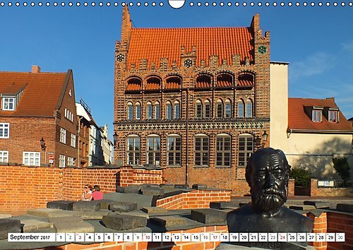 Wismarer Ansichten 2017 (Wandkalender 2017 DIN A3 quer): Wismar, Stadt der Backsteingotik – Perle an der Ostsee. Mittelalterliche Architektur und … (Monatskalender, 14 Seiten ) (CALVENDO Orte) - 10
