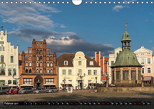 Hansestadt Wismar (Wandkalender 2017 DIN A4 quer): Die sehenswerte Altstadt der Hansestadt Wismar (Monatskalender, 14 Seiten ) (CALVENDO Orte) - 