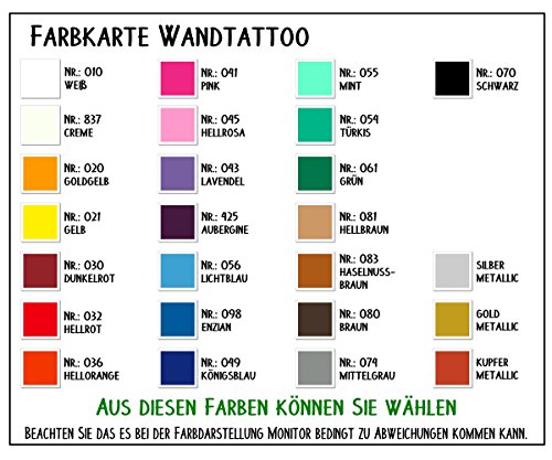 Wismar Wandtattoo Stadt Collage Wismar Wandsticker in 6 Größen und 19 Farben (120x28cm hellrot) - 4