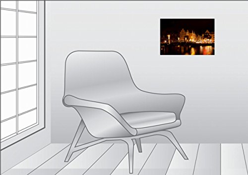 Premium Textil-Leinwand 45 cm x 30 cm quer, Lübeck, An der Untertrave | Wandbild, Bild auf Keilrahmen, Fertigbild auf echter Leinwand, Leinwanddruck (CALVENDO Orte) - 5